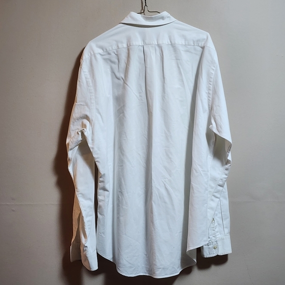 Ralph lauren slim fit stretch oxford button down long sleeves shirt size XL - Picture 3 of 6